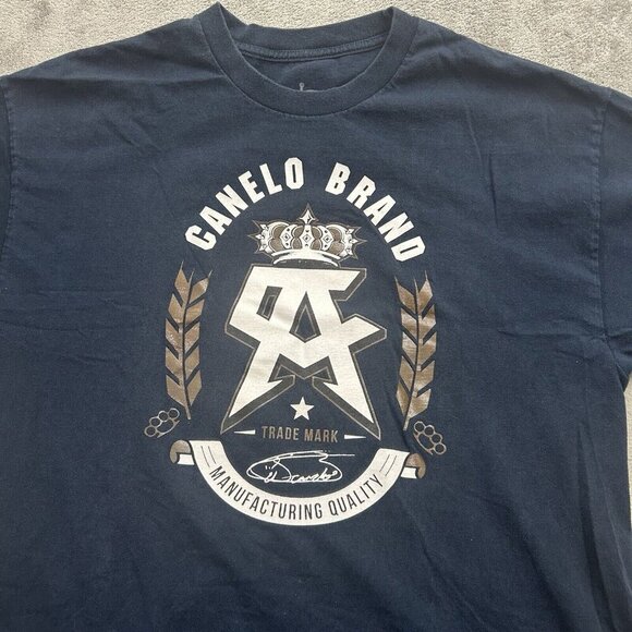 Canelo Alvarez Shirt Mens 2XL Blue Canelo Brand Manufacturing Quality CA Logo - Picture 4 of 8
